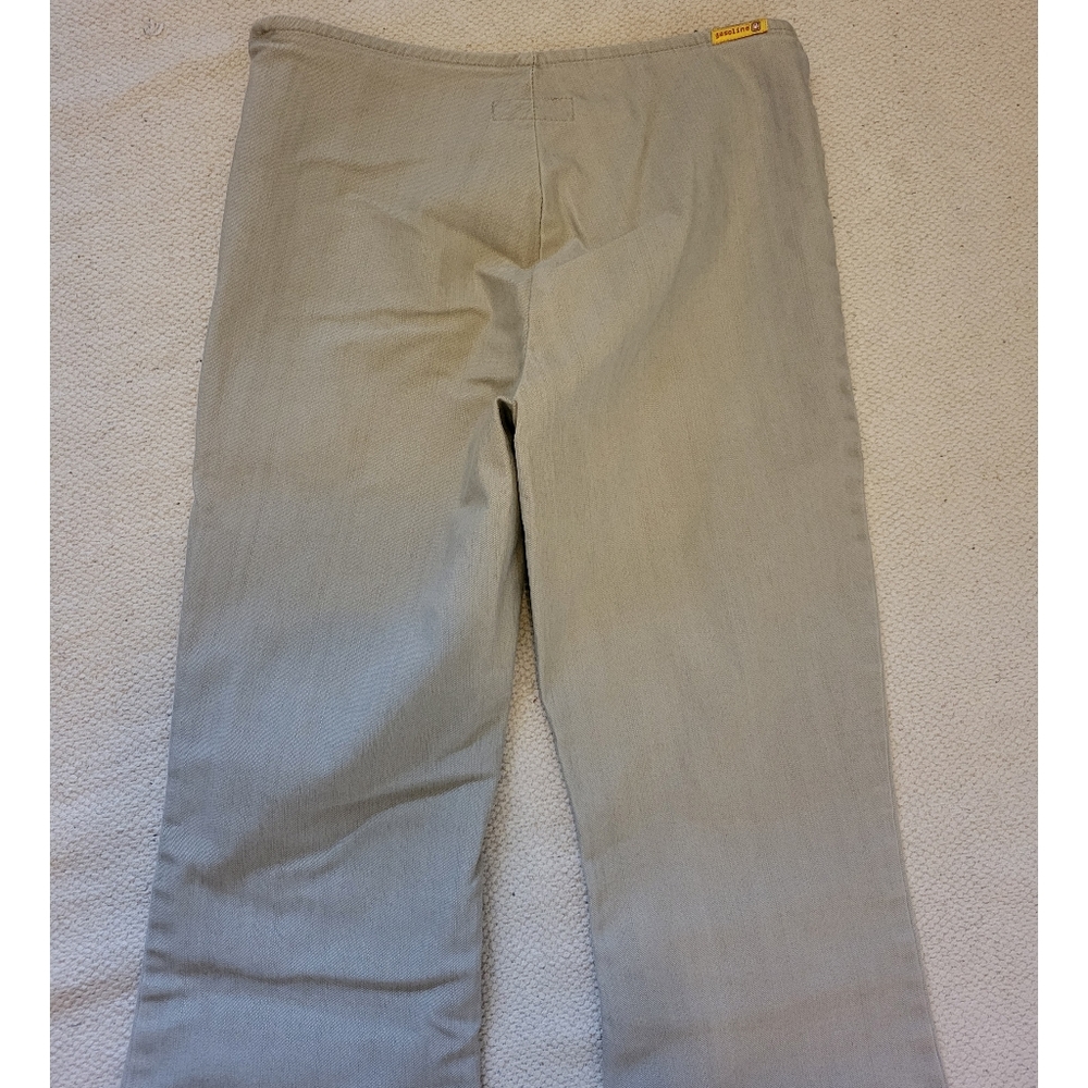 VNT womens low rise flare gasoline tan color pants Size 3 gasoline brand - Picture 7 of 11